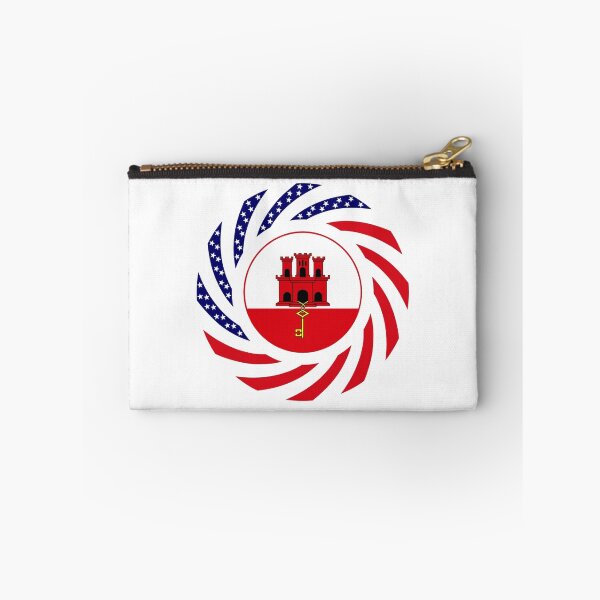 Item preview, Gibraltarian American Multinational Patriot Flag Series designed and sold by Carbon-Fibre Media.