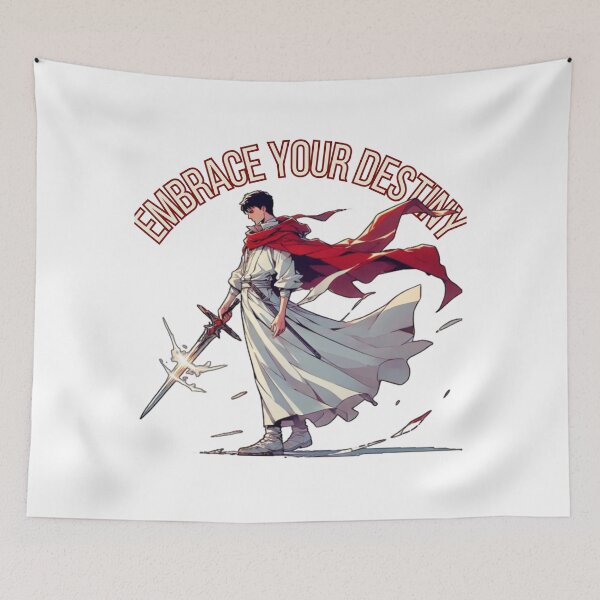 Item preview, Embrace Your Destiny Heroic Warrior Digital Art designed and sold by kylmllr101684.