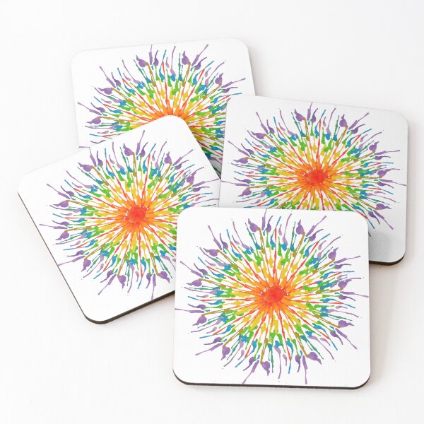 Item preview, Watercolor burst rainbow design  designed and sold by Alicia Perrelli.