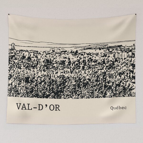 Item preview, Val-D'or Québec designed and sold by Lakeric Cityscapes.