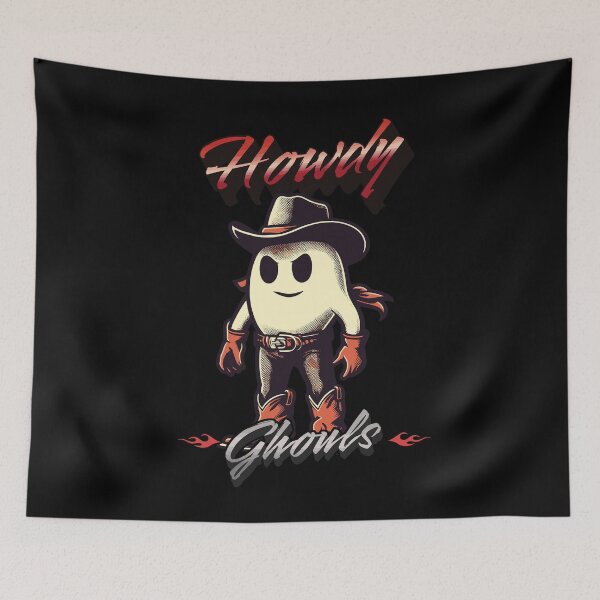 Item preview, Funny Cowboy Ghost Welcomes Ghost Girls designed and sold by LuminOrb.