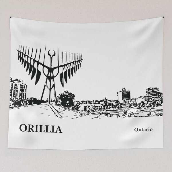 Item preview, Orillia Ontario designed and sold by Lakeric Cityscapes.