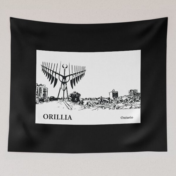 Item preview, Orillia Ontario designed and sold by Lakeric Cityscapes.