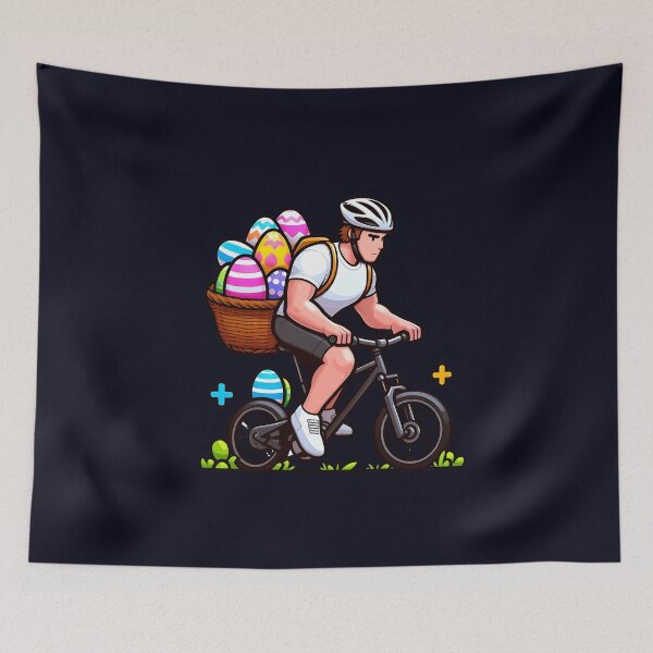 Item preview, Easter Ride: Pedaling Through a Festive Spring designed and sold by ArteeInnovation.