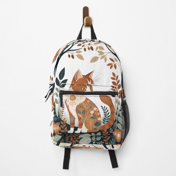 Item preview, Kawaii Cat Wild Life Abstract Vintage Zentangle Art designed and sold by Witty Shirts.