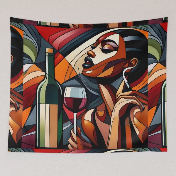 Item preview, Wine And Women Collection Cubism Art No:2 designed and sold by SofyaliArt.