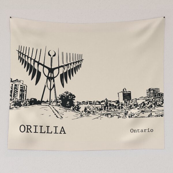 Item preview, Orillia Ontario designed and sold by Lakeric Cityscapes.