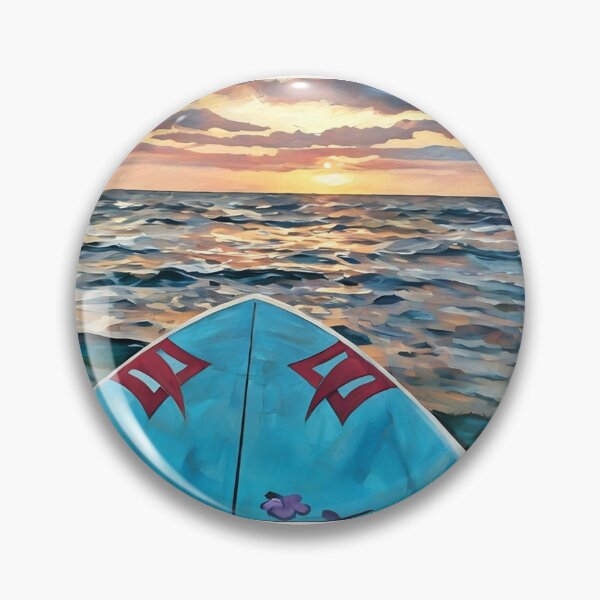 Item preview, watercolor handmade surfing drawing designed and sold by sharonam888.
