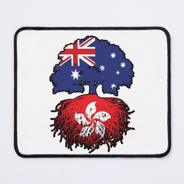 Item preview, Hong Kong Hong Konger Australian Australia Tree Roots Flag designed and sold by FlagX.