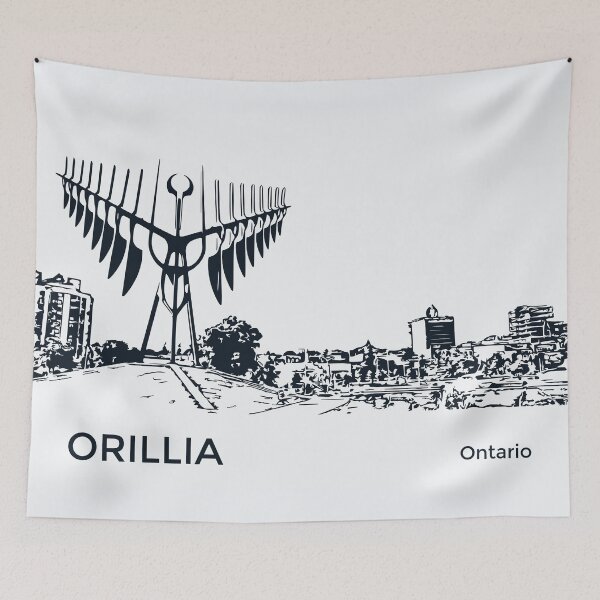 Item preview, Orillia Ontario designed and sold by Lakeric Cityscapes.