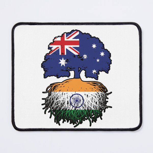 Item preview, India Indian Australian Australia Tree Roots Flag designed and sold by FlagX.