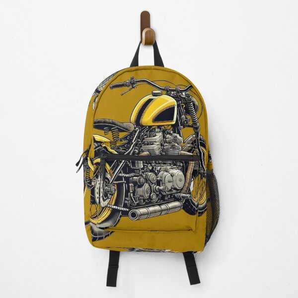 Item preview, Yellow Bobber Motorcycle designed and sold by KaelConcepts.