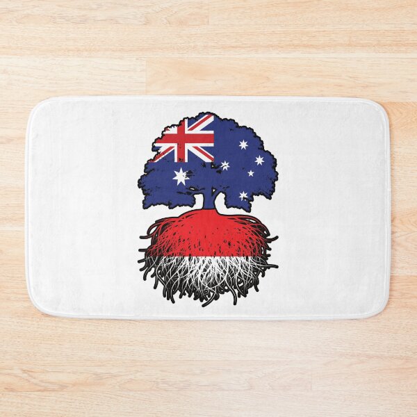 Item preview, Indonesia Indonesian Australian Australia Tree Roots Flag designed and sold by FlagX.