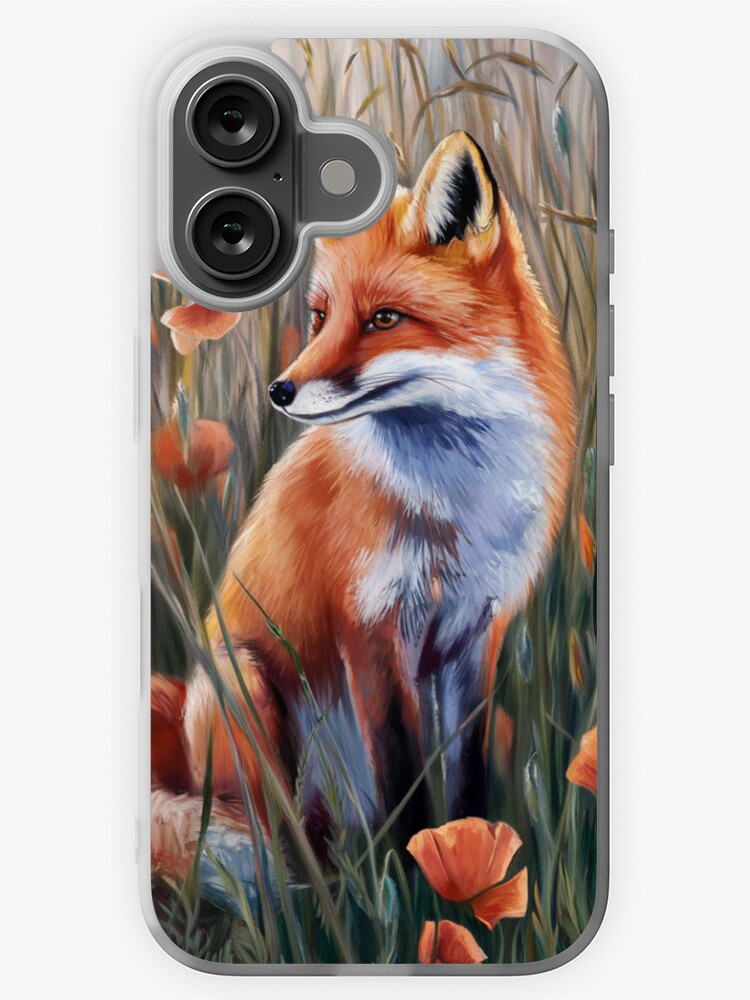 Thumbnail 1 of 5, iPhone Case, Fox In The Field designed and sold by Patricks-Art.