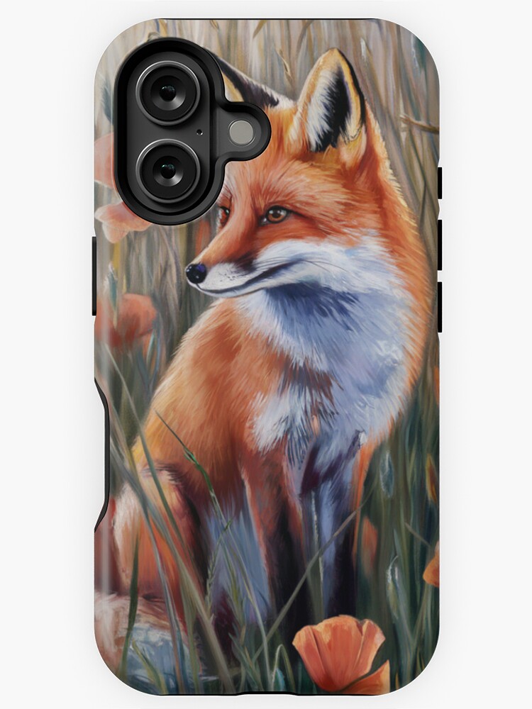 Thumbnail 1 of 4, iPhone Case, Fox In The Field designed and sold by Patricks-Art.