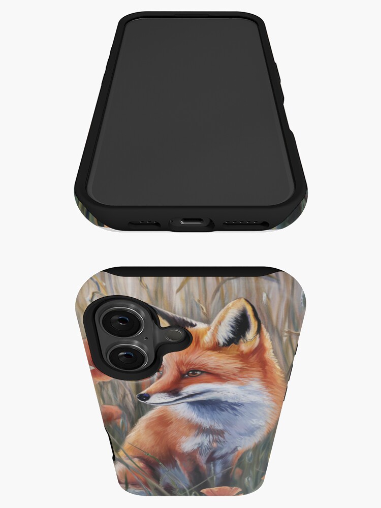 Thumbnail 3 of 4, iPhone Case, Fox In The Field designed and sold by Patricks-Art.