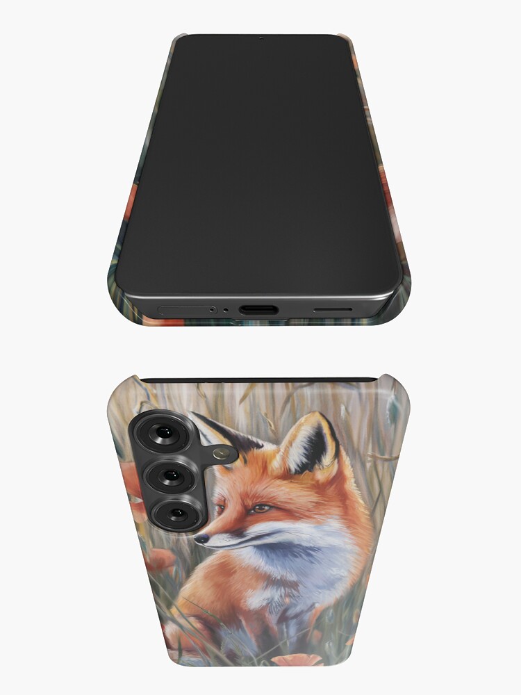 Thumbnail 3 of 4, Samsung Galaxy Phone Case, Fox In The Field designed and sold by Patricks-Art.