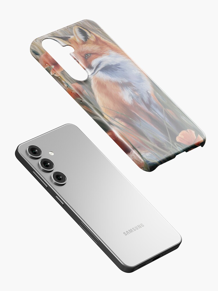 Thumbnail 2 of 4, Samsung Galaxy Phone Case, Fox In The Field designed and sold by Patricks-Art.