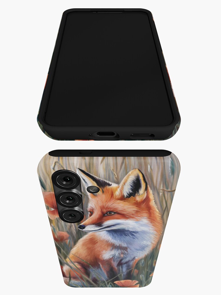 Thumbnail 3 of 4, Samsung Galaxy Phone Case, Fox In The Field designed and sold by Patricks-Art.