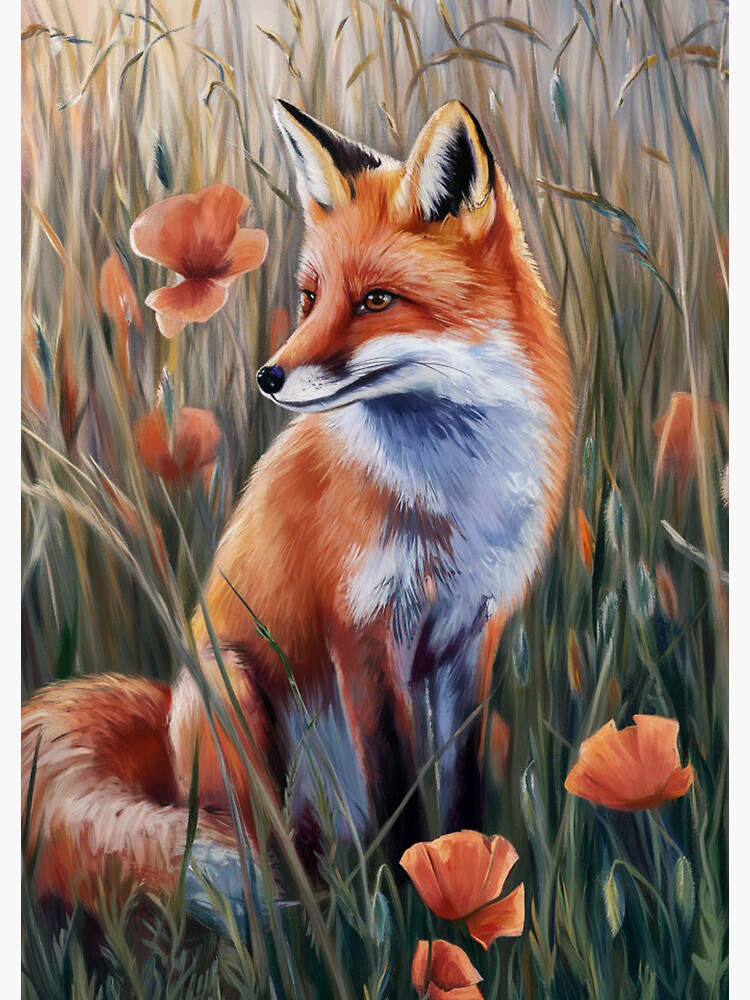 Thumbnail 3 of 3, Journal, Fox In The Field designed and sold by Patricks-Art.