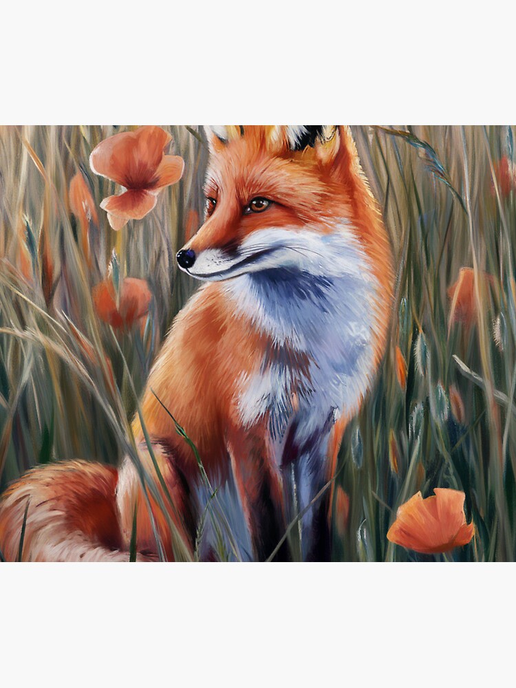 Thumbnail 5 of 5, Mouse Pad, Fox In The Field designed and sold by Patricks-Art.