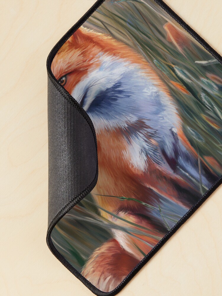 Thumbnail 2 of 5, Mouse Pad, Fox In The Field designed and sold by Patricks-Art.