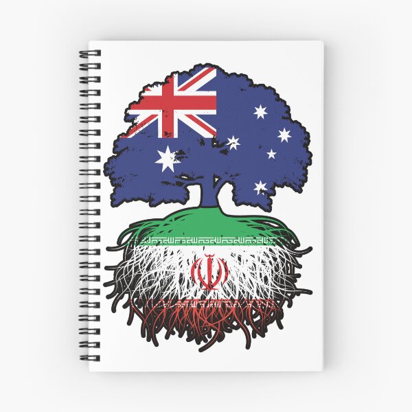Item preview, Iran Iranian Australian Australia Tree Roots Flag designed and sold by FlagX.