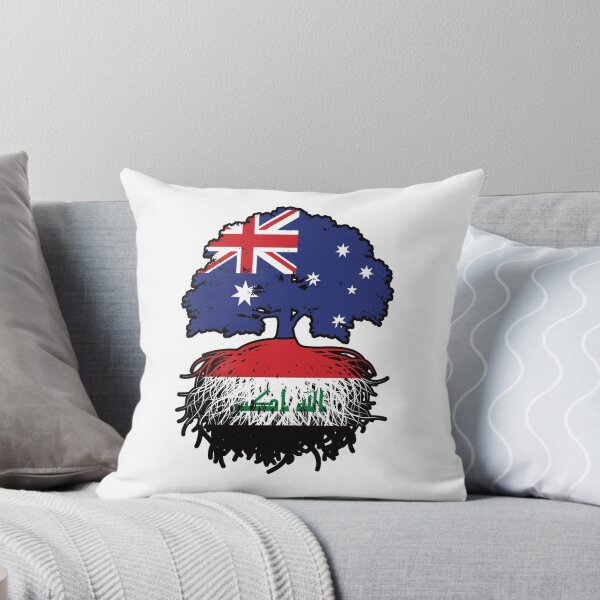 Item preview, Iraq Iraqi Australian Australia Tree Roots Flag designed and sold by FlagX.