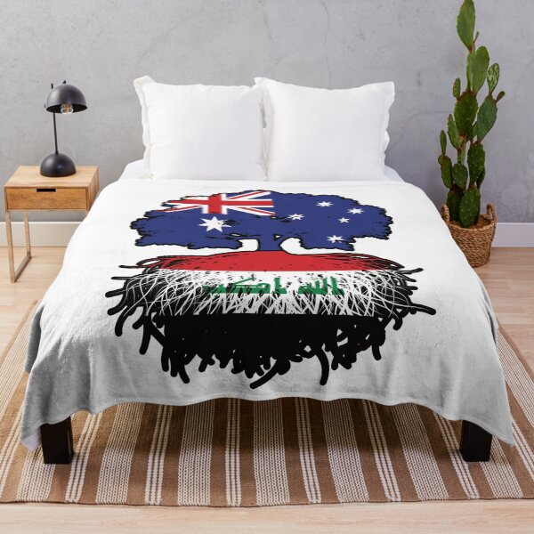Item preview, Iraq Iraqi Australian Australia Tree Roots Flag designed and sold by FlagX.