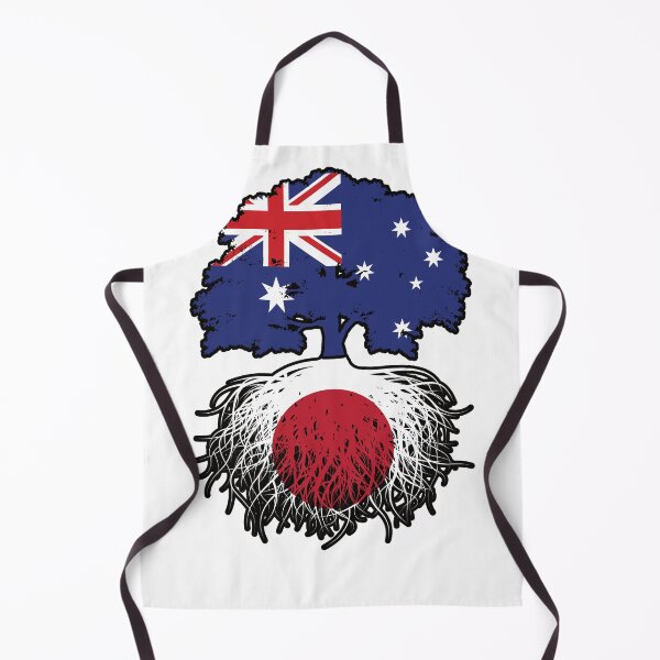 Item preview, Japan Japanese Australian Australia Tree Roots Flag designed and sold by FlagX.