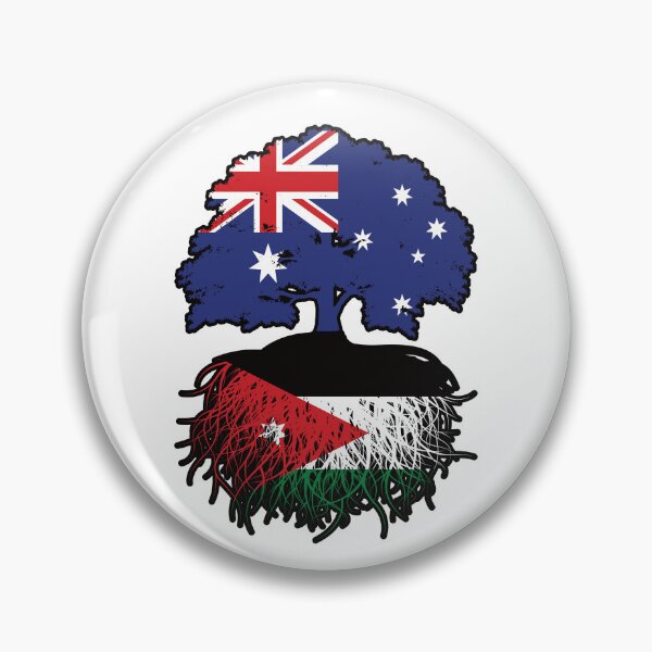 Item preview, Jordan Jordanian Australian Australia Tree Roots Flag designed and sold by FlagX.
