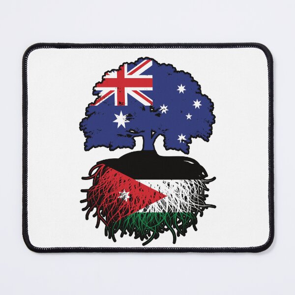 Item preview, Jordan Jordanian Australian Australia Tree Roots Flag designed and sold by FlagX.