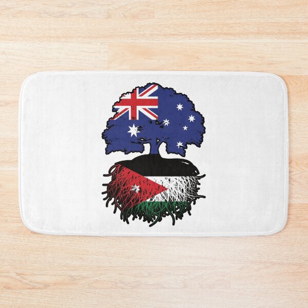 Item preview, Jordan Jordanian Australian Australia Tree Roots Flag designed and sold by FlagX.