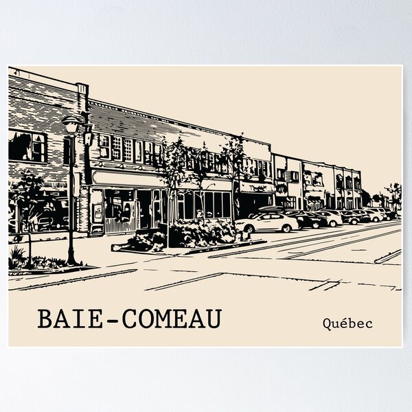 Item preview, Baie-Comeau Québec designed and sold by Lakeric Cityscapes.