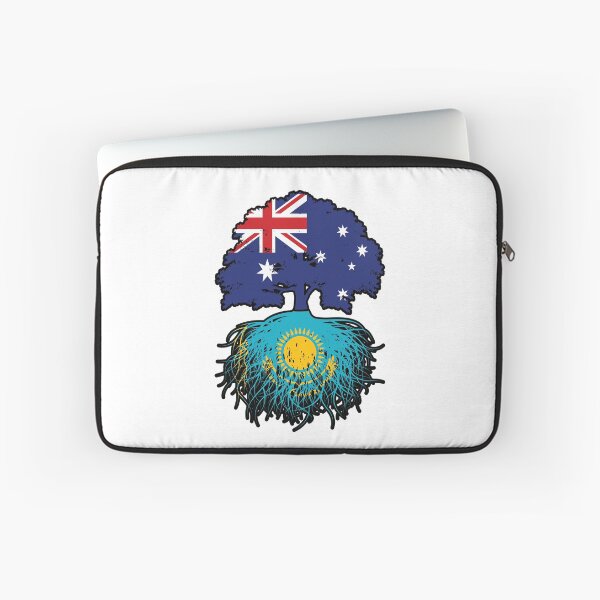 Item preview, Kazakhstan Kazakh Australian Australia Tree Roots Flag designed and sold by FlagX.