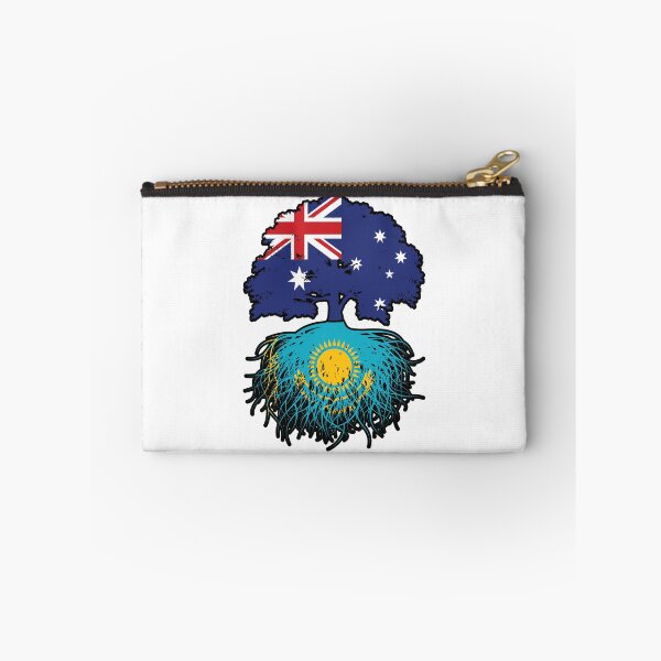 Item preview, Kazakhstan Kazakh Australian Australia Tree Roots Flag designed and sold by FlagX.