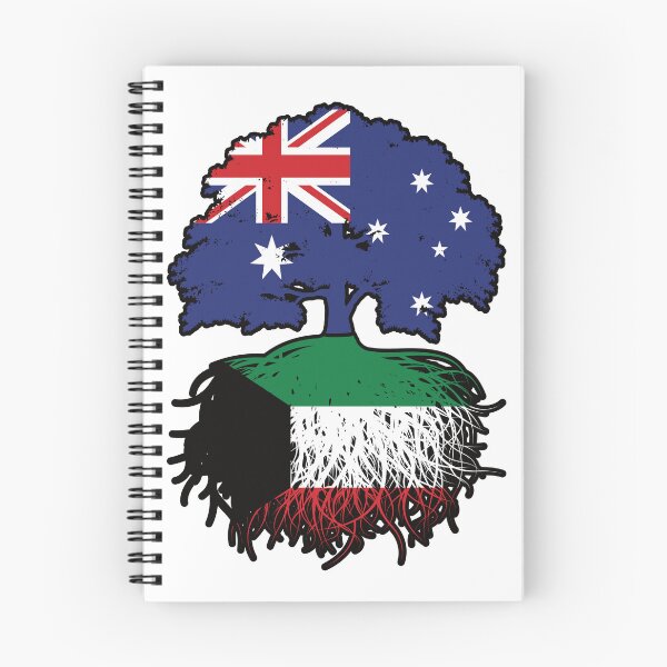 Item preview, Kuwait Kuwaiti Australian Australia Tree Roots Flag designed and sold by FlagX.