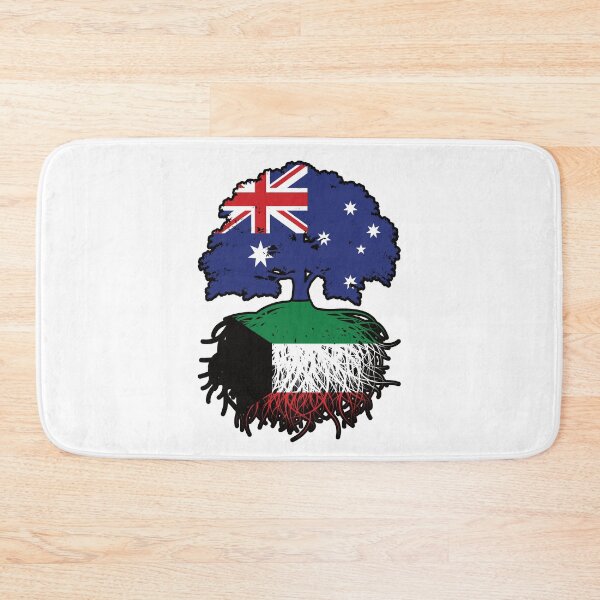 Item preview, Kuwait Kuwaiti Australian Australia Tree Roots Flag designed and sold by FlagX.
