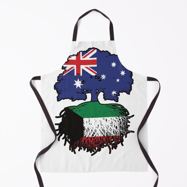 Item preview, Kuwait Kuwaiti Australian Australia Tree Roots Flag designed and sold by FlagX.