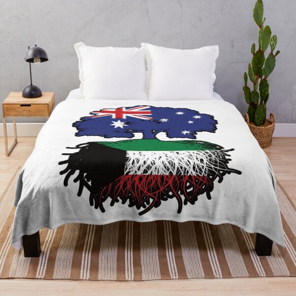 Item preview, Kuwait Kuwaiti Australian Australia Tree Roots Flag designed and sold by FlagX.