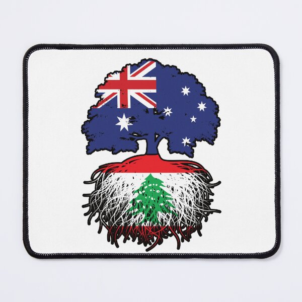 Item preview, Lebanon Lebanese Australian Australia Tree Roots Flag designed and sold by FlagX.