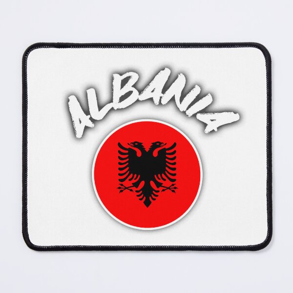 Item preview, ALBANIA CIRCLE FLAG designed and sold by Nick249.
