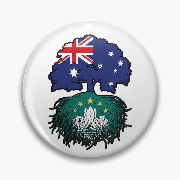 Item preview, Macau Macanese Australian Australia Tree Roots Flag designed and sold by FlagX.