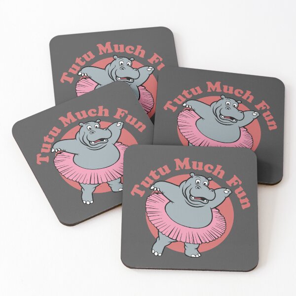 Item preview, Tutu Much Fun, Funny Hippopotamus designed and sold by FlashCraft Design.