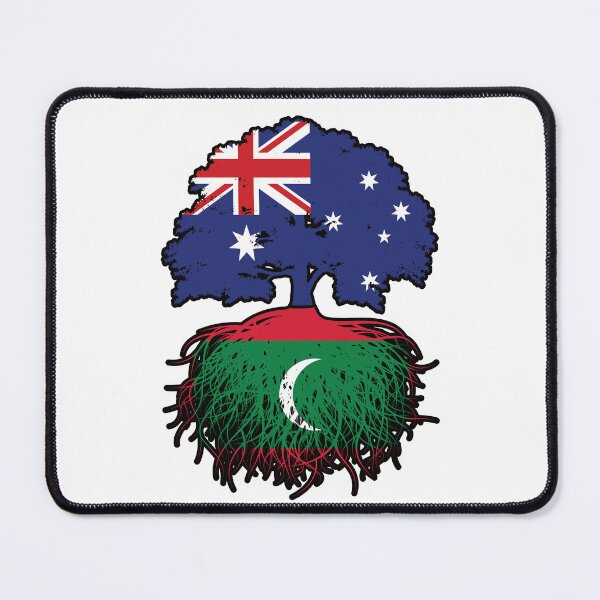 Item preview, Maldives Maldivian Australian Australia Tree Roots Flag designed and sold by FlagX.