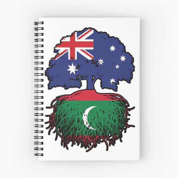 Item preview, Maldives Maldivian Australian Australia Tree Roots Flag designed and sold by FlagX.