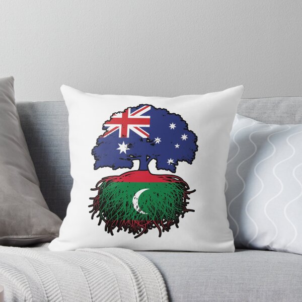 Item preview, Maldives Maldivian Australian Australia Tree Roots Flag designed and sold by FlagX.