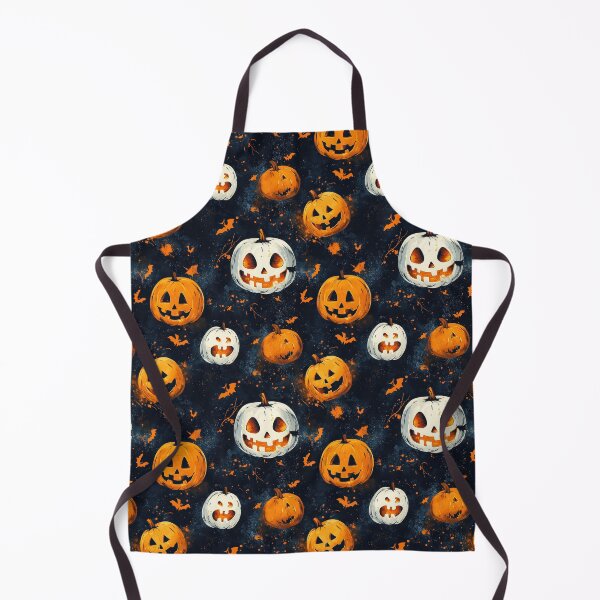 Item preview, Halloween pumpkins floating with spooky bats. designed and sold by MystiS.