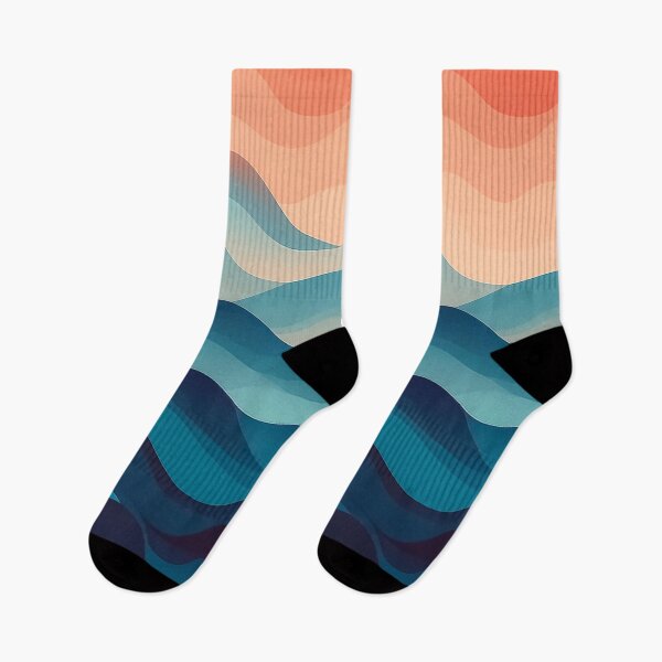 Item preview, A design of Waves that transition in color from light to dark, creating a gradient effect. designed and sold by HEMRO.