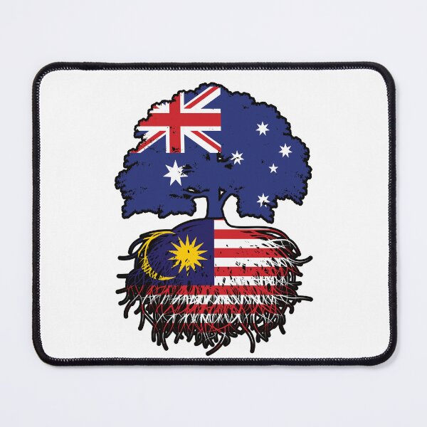 Item preview, Malaysia Malaysian Australian Australia Tree Roots Flag designed and sold by FlagX.